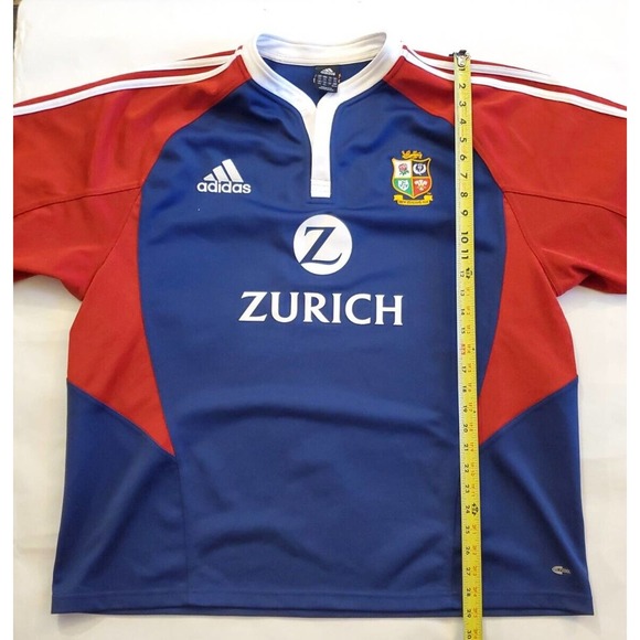 Vtg 2005 ADIDAS Men’s NEW ZEALAND ZURICH S/S FOOTBALL RUGBY JERSEY Size 2XL - Picture 4 of 7